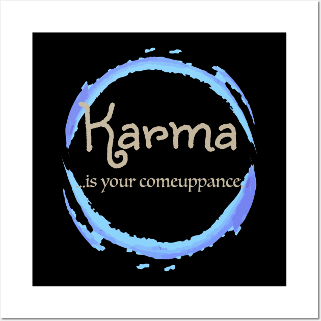 Karma blue Wall Art by NN Tease